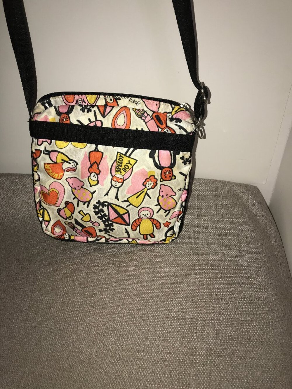 2006 Tokidoki Lesportsac "Wonder Boy" Crossbody Handbag Purse View 6